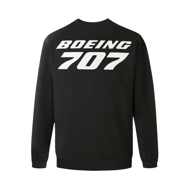 BOEING 707 Men's Oversized Fleece Crew Sweatshirt e-joyer